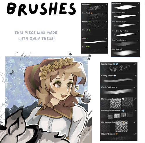 Arti's Comic brush Pack (procreate)