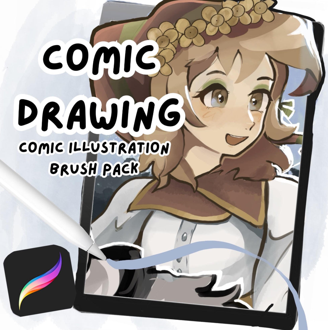 Arti's Comic brush Pack (procreate)